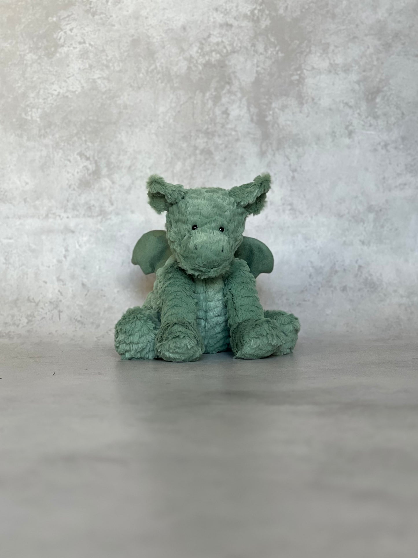 【現貨】
JellyCat Fuddlewuddle Dragon 23cm波浪毛飛龍