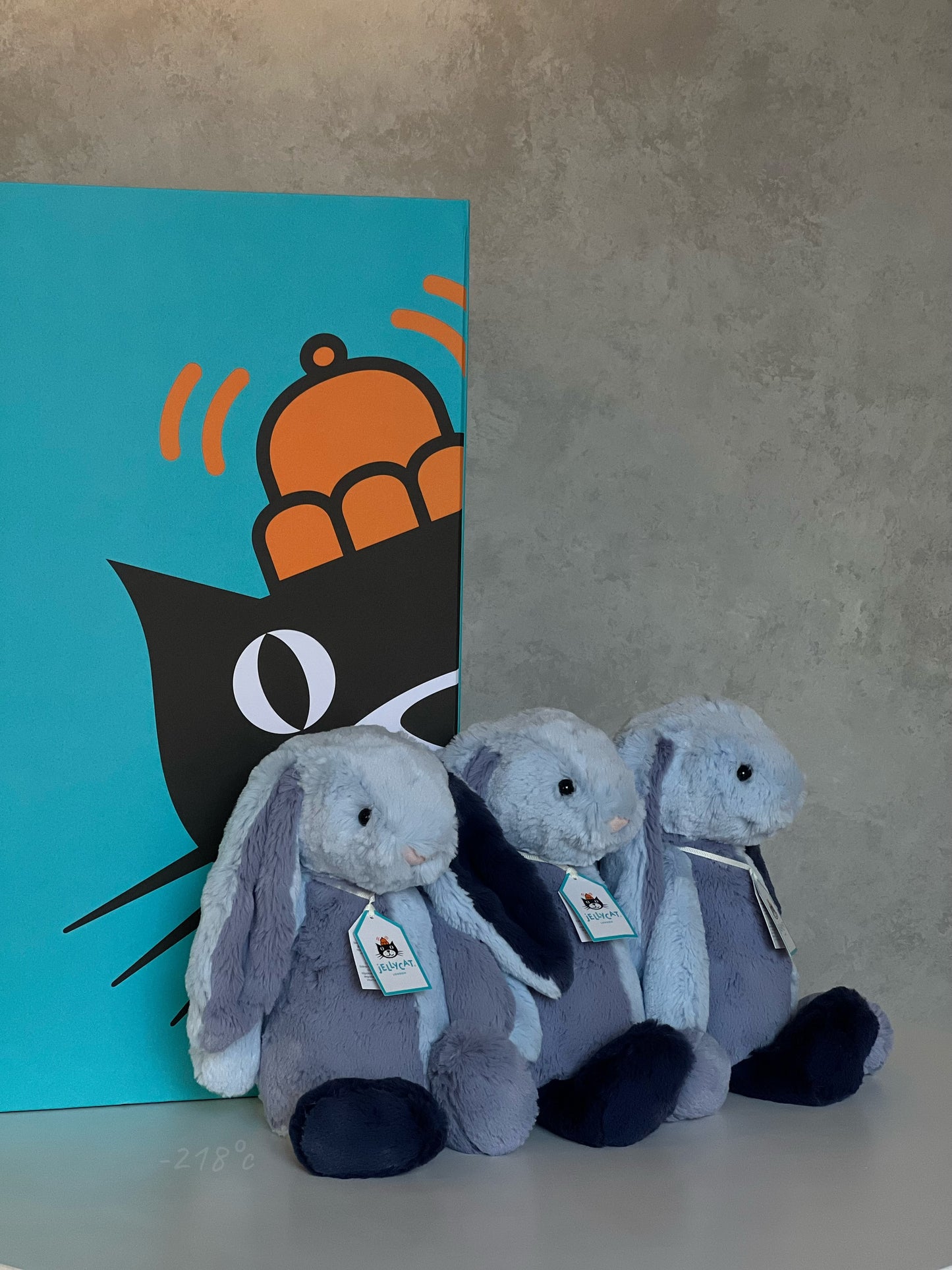 【現貨】
Jellycat Puddlesea Bunny拼布藍兔