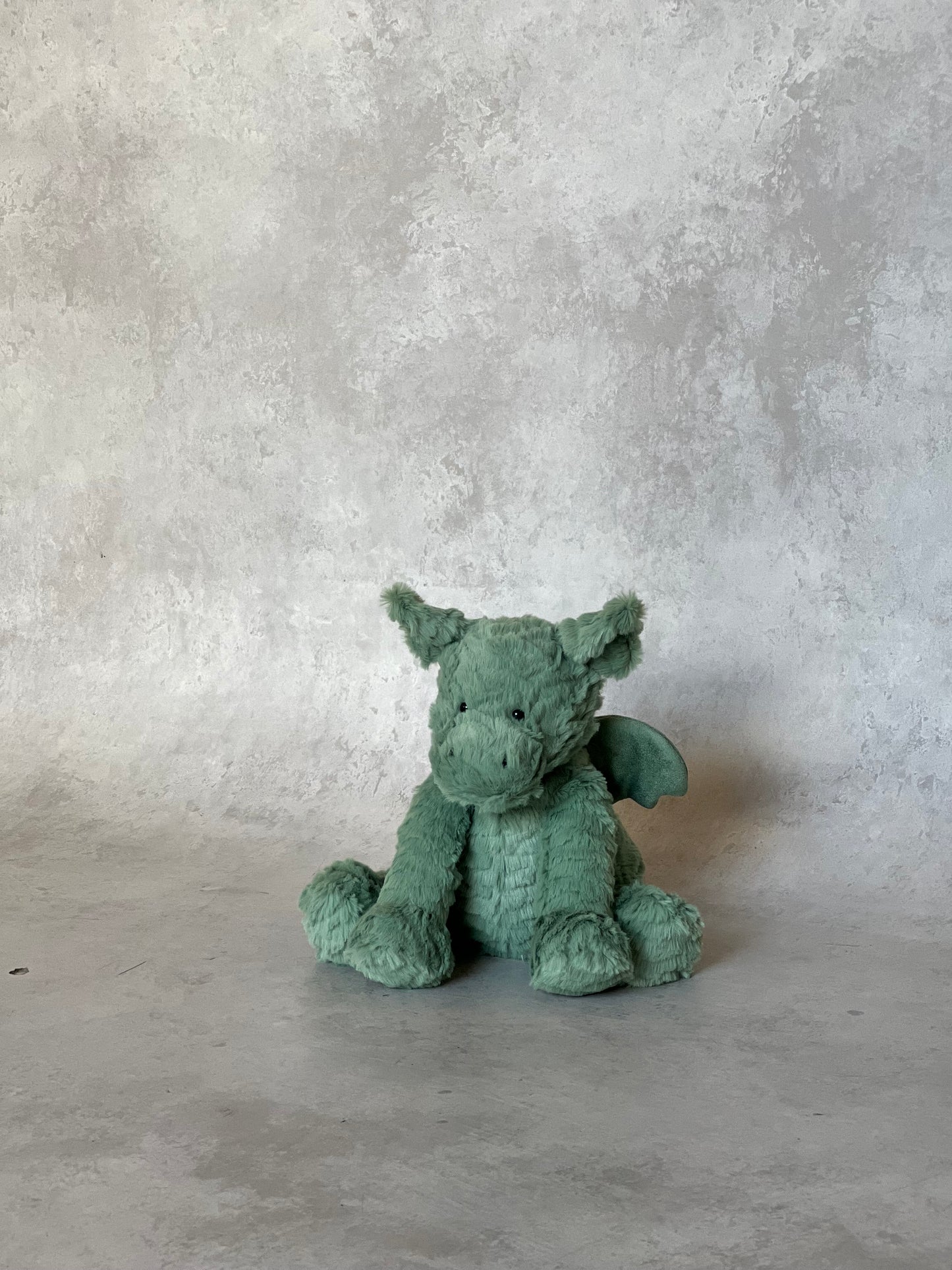 【現貨】
JellyCat Fuddlewuddle Dragon 23cm波浪毛飛龍