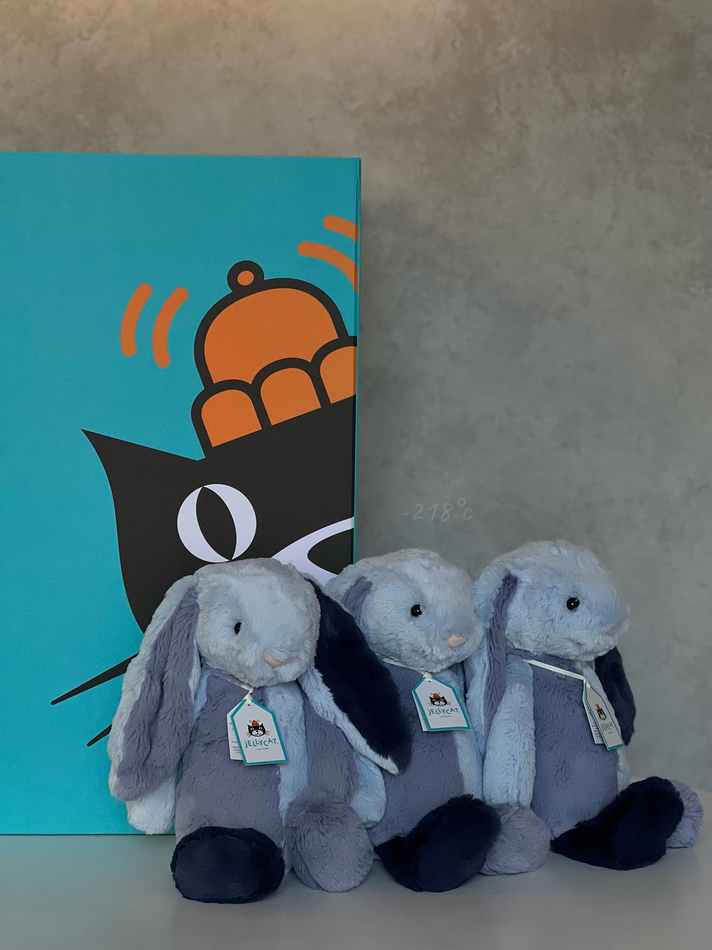 【現貨】
Jellycat Puddlesea Bunny拼布藍兔