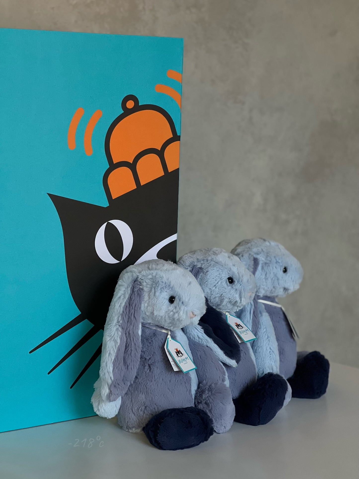 【現貨】
Jellycat Puddlesea Bunny拼布藍兔