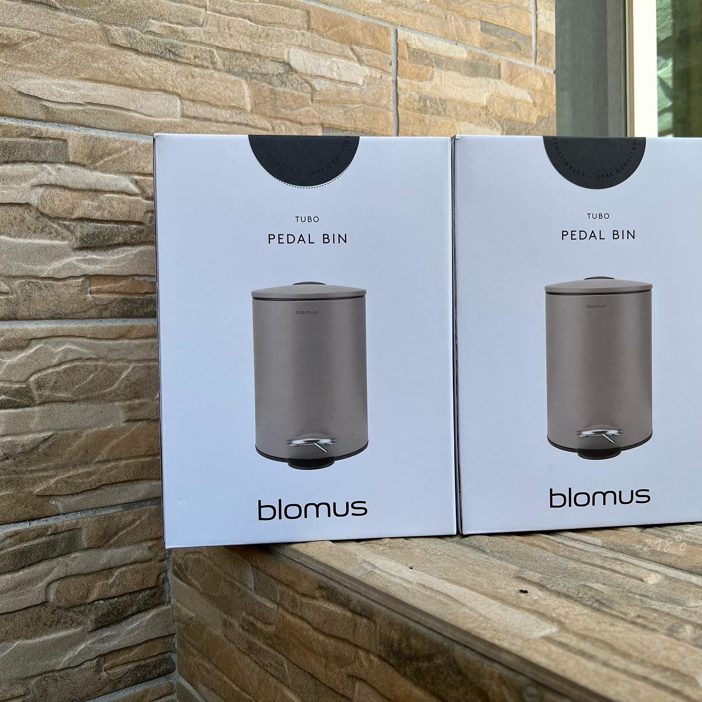 blomus tubo pedal bin 德國BLOMUS Tubo腳踏式垃圾桶– 218c